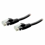 CAVO PATCH RETE UTP CAT5E 1MT NERO