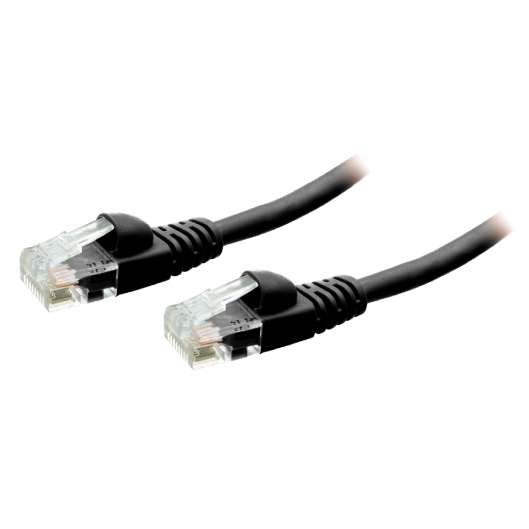 CAVO PATCH RETE UTP CAT5E 1MT NERO
