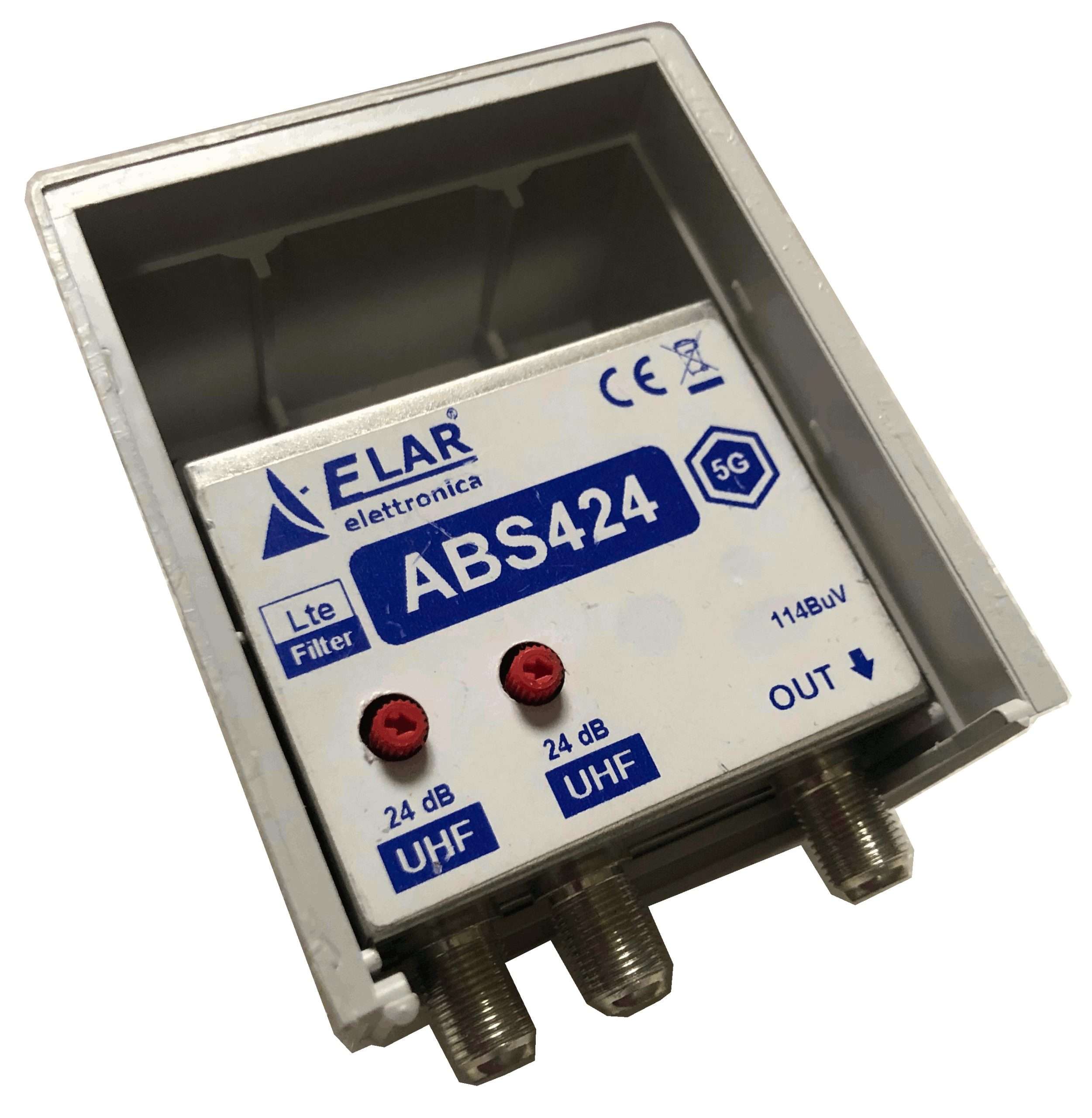 ELAR AMPLI. 2I UHF-UHF 24DB 5G R.