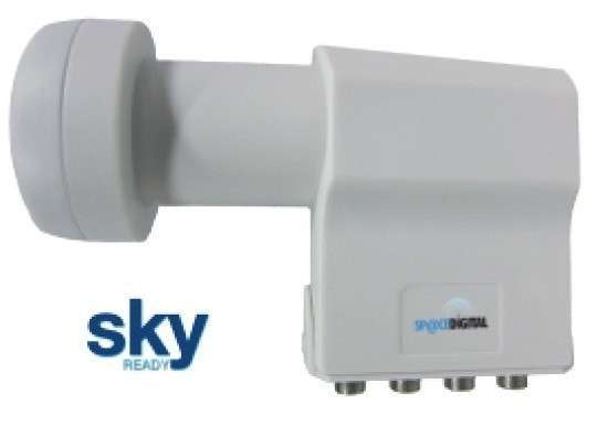 LNB SPACE DIGI. 4 USCITE H-V-H-V