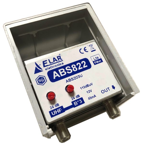 ELAR AMPLI. 1I 3-UHF 24DB LTE REG.