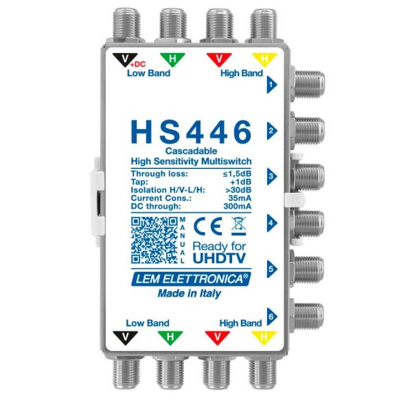 LEM M.SWITCH 4 IN 6OUT HS446 e1DB